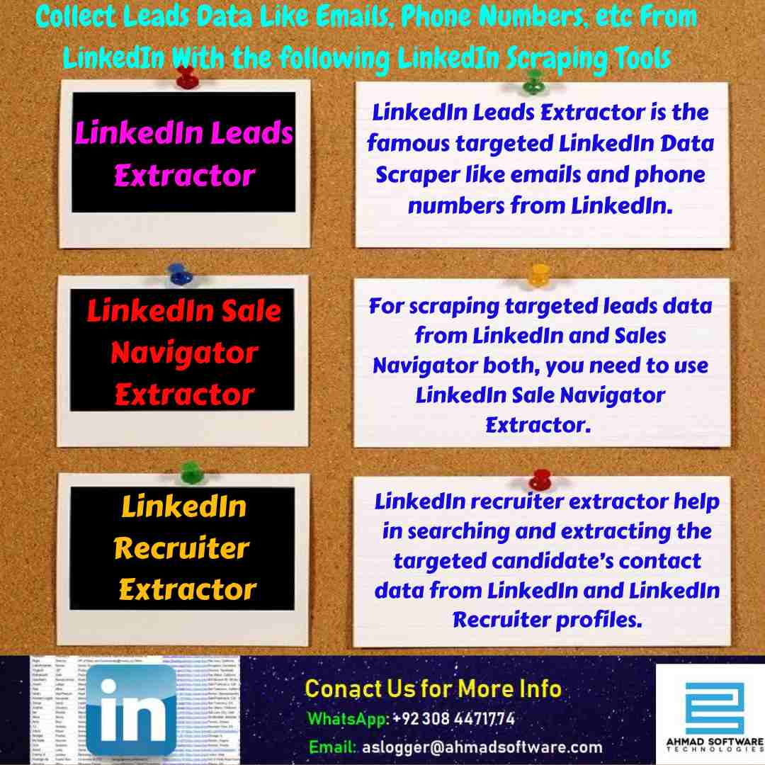 LinkedIn Scraping Tools - Build an email list from LinkedIn