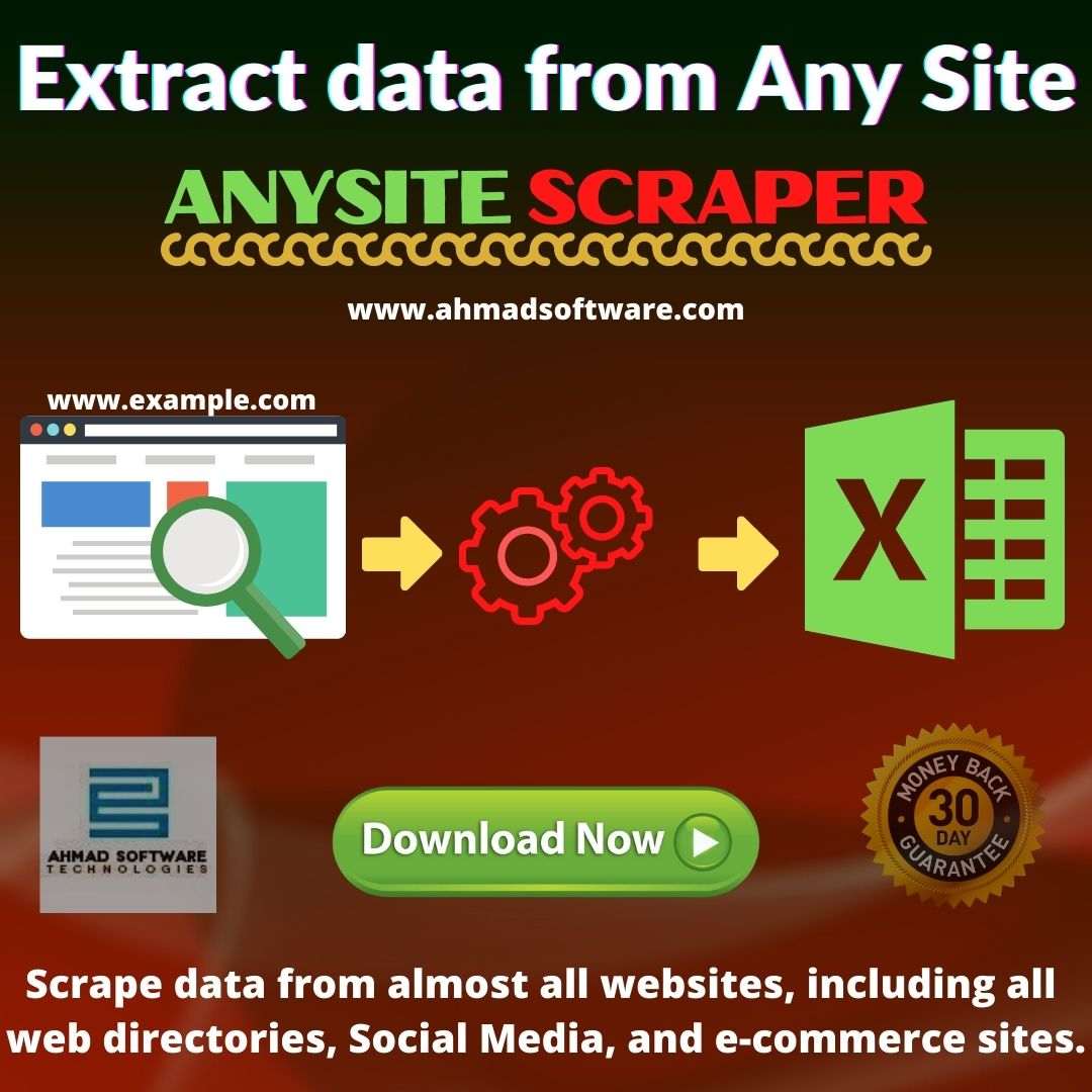 Extract data from any website with Anysite Scraper