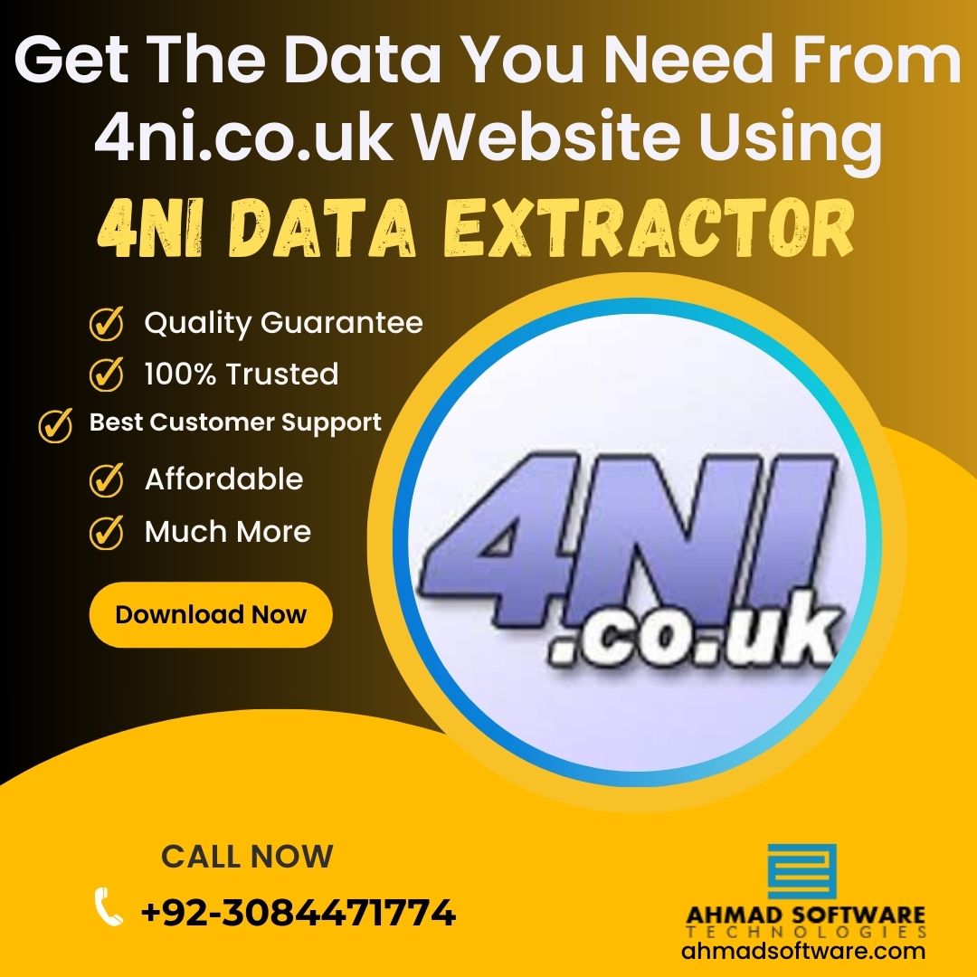 Extracting Data From 4ni.co.uk Using a Data Extraction Tool