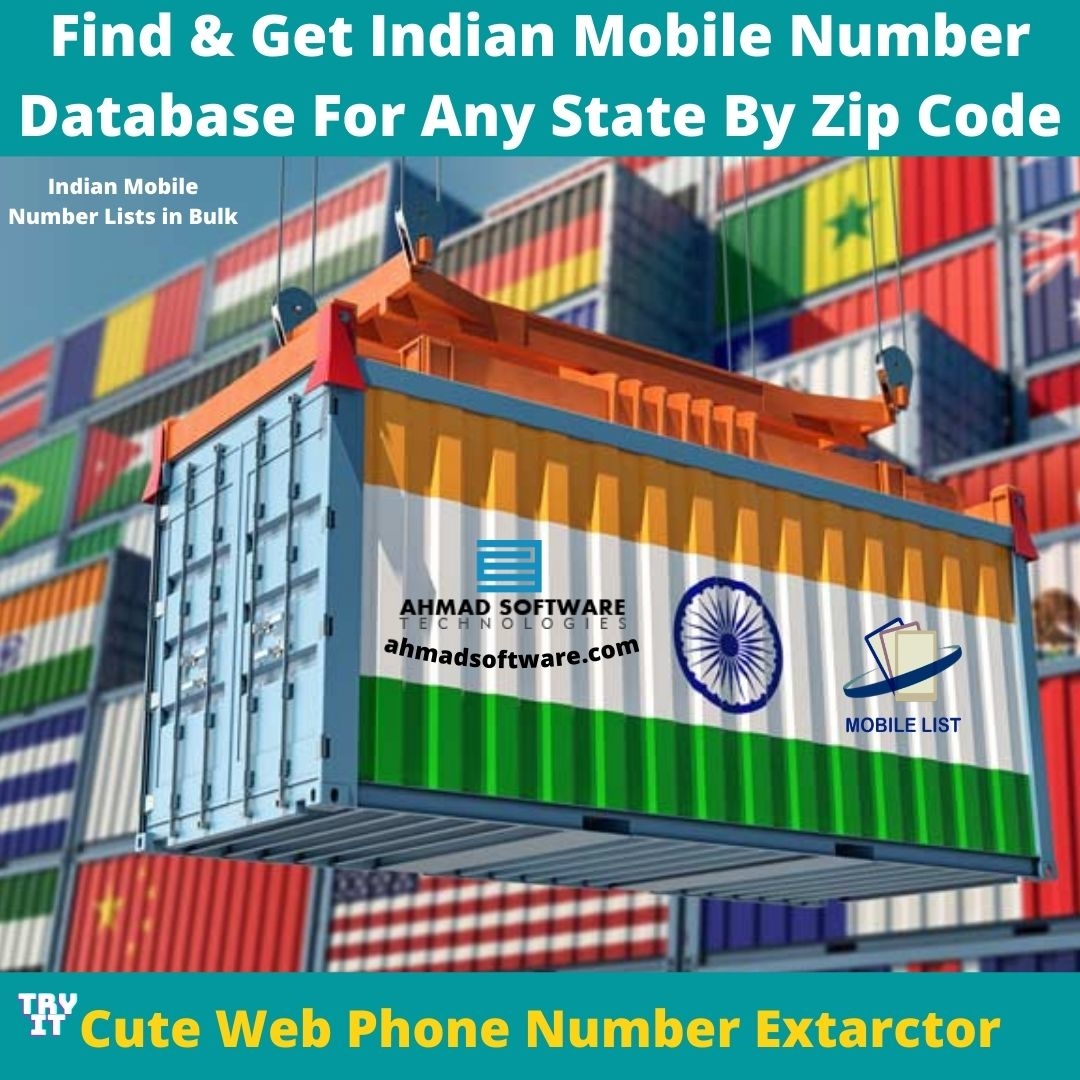 Find & Get Indian Mobile Number Database For Any State