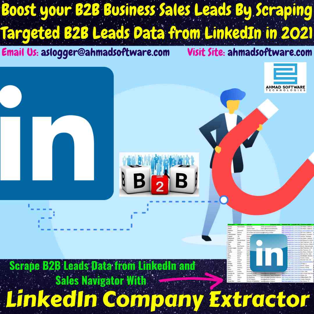 Get B2B Leads Data from LinkedIn with LinkedIn Scraper [Try Demo] 