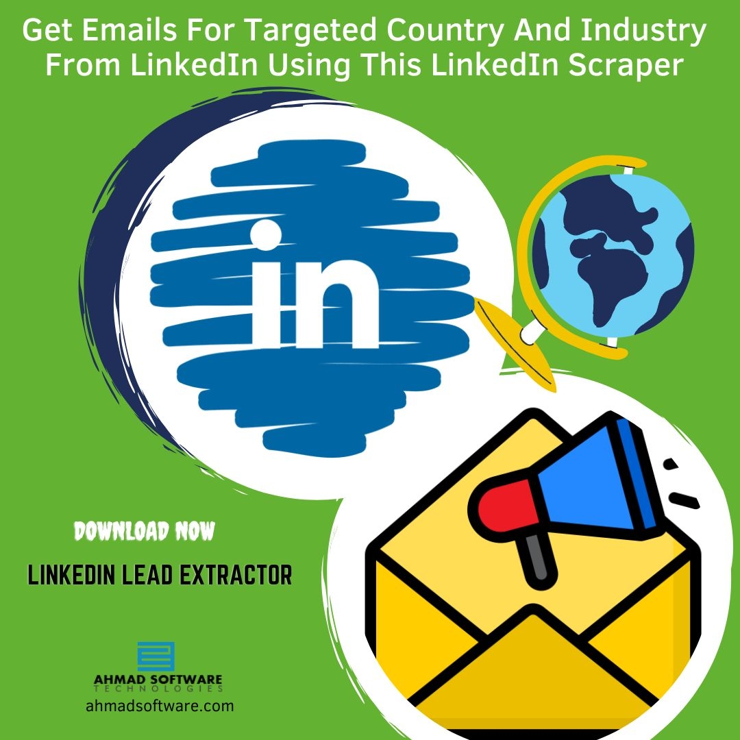 Get Emails For Targeted Country And Industry From LinkedIn