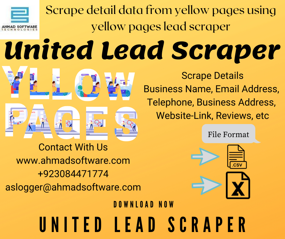 How to automatically extract data from yellow pages and export it to Excel?