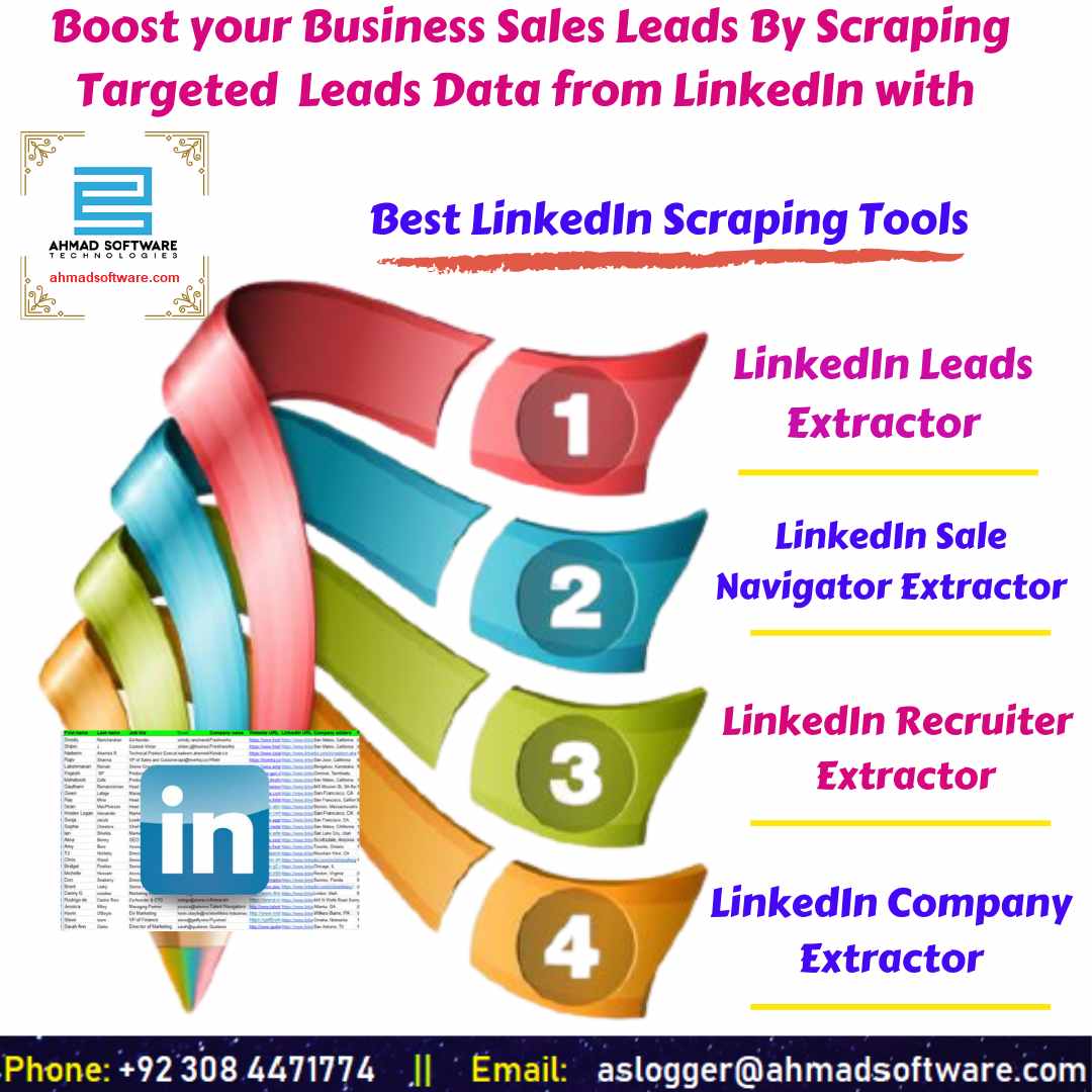 LinkedIn Email Scraper - LinkedIn Data Scraper - Lead Generation