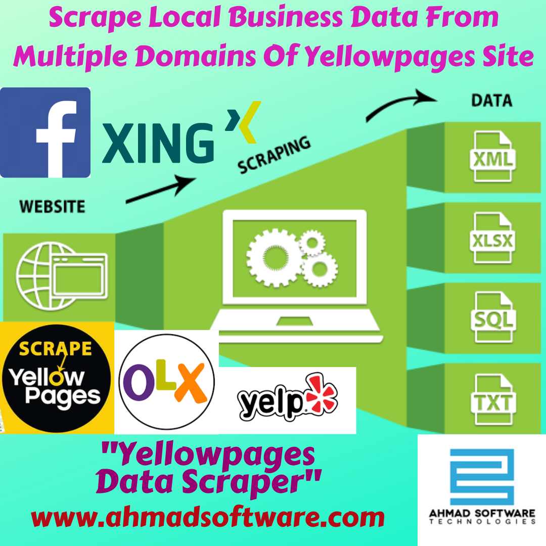 Scrape Data From Multiple Domains | Yellowpages Data Scraper