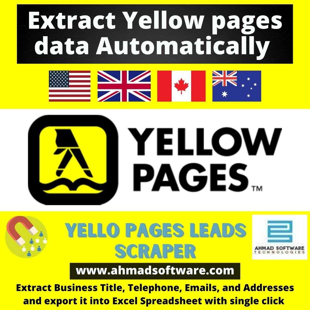 Scrape Yellow Pages Data with Yellowpages Leads Scraper