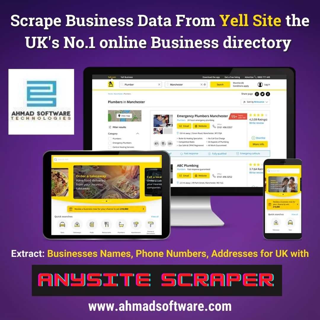 Scrape Data from a Yell site | Yell Leads Scraper