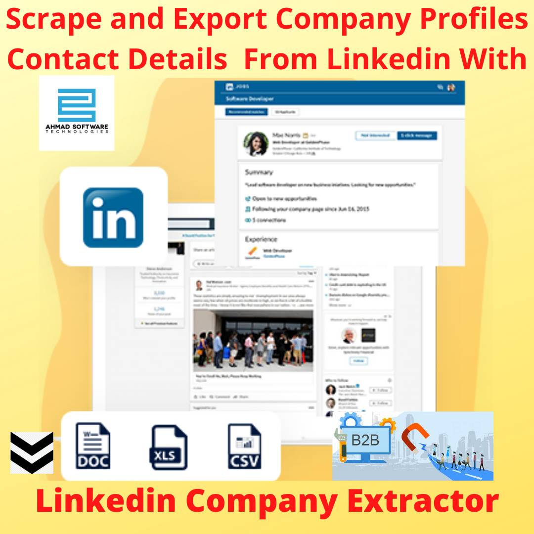 Scrape companies profiles data with Linkedin Company Extractor