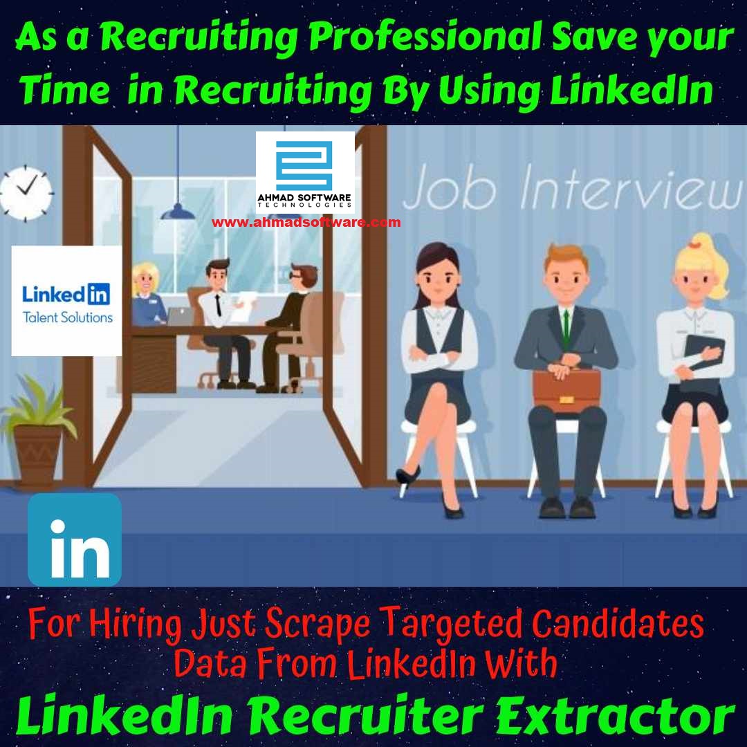 Scrape data from LinkedIn Recruiter profiles | LinkedIn Scraper