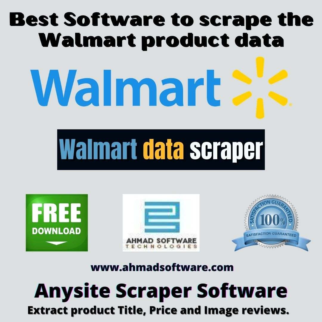 Scrape the Walmart product data with Walmart Data Scraper