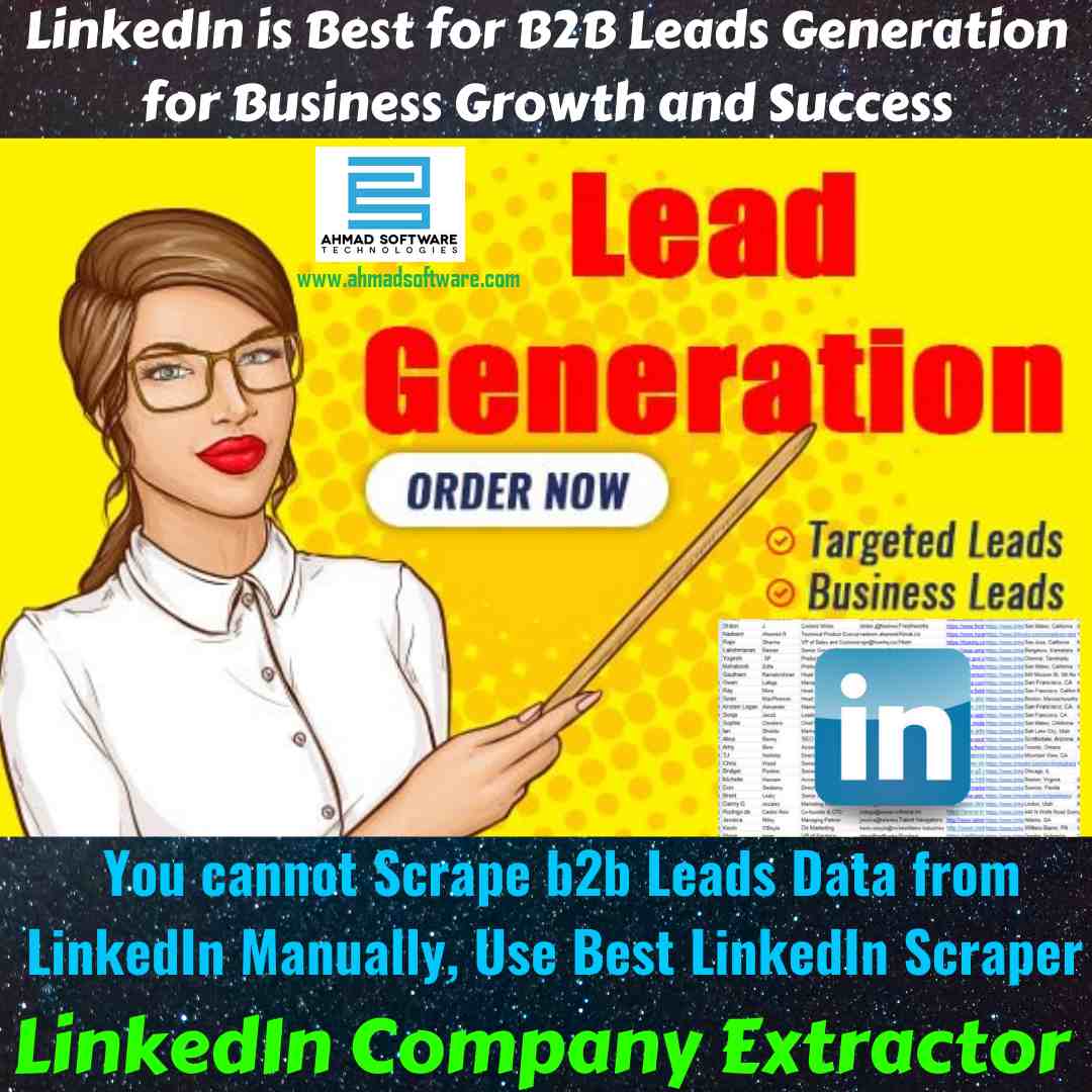 LinkedIn Scraper - LinkedIn is best for B2B Leads generation