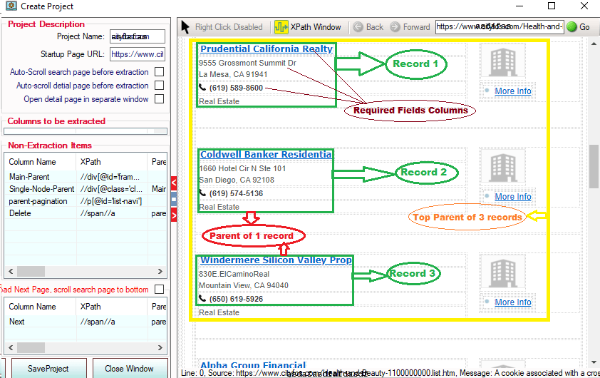 Anysite Scraper Short profile extraction